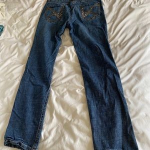 Y2K low rise flare jeans